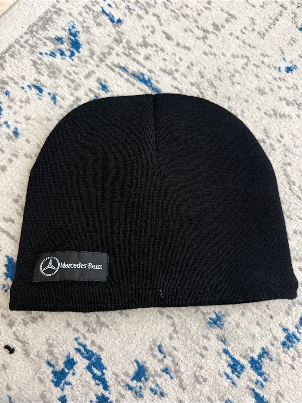 Mercedes-Benz Black Knit Beanie Hat